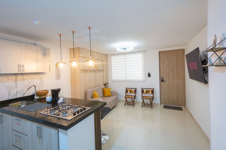 hermoso apartamento vacacional con piscina en san gil