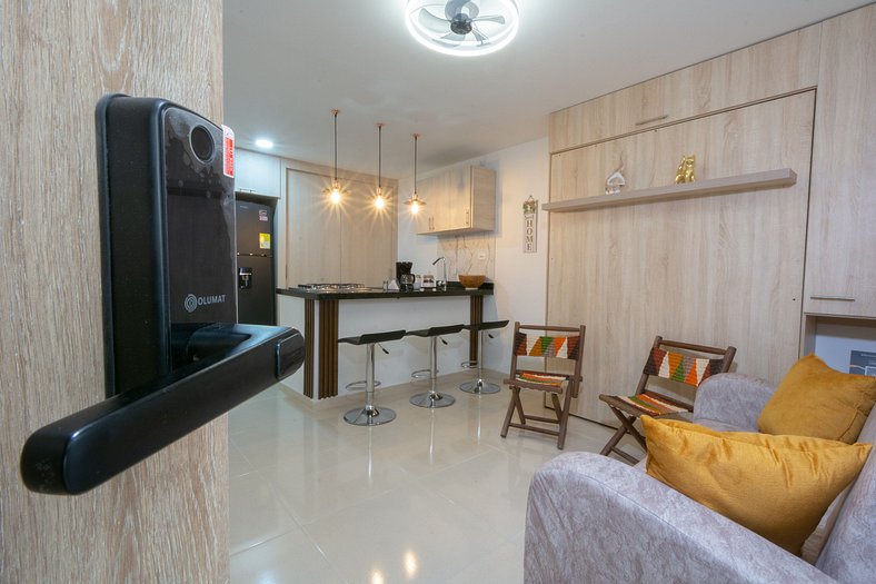 hermoso apartamento vacacional con piscina en san gil